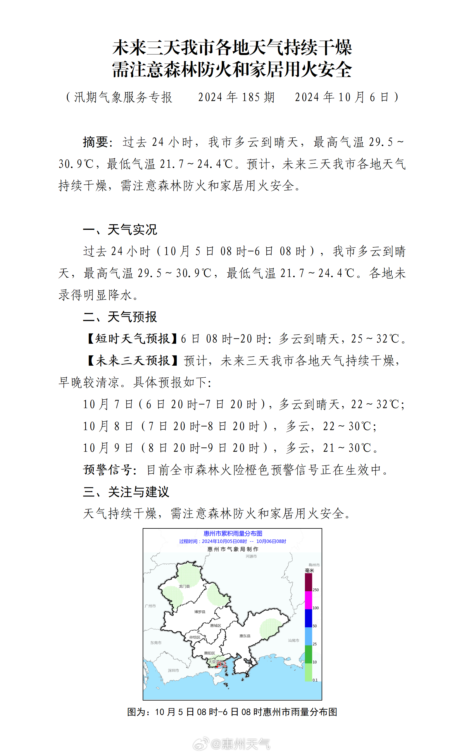 永翠林场天气预报更新通知